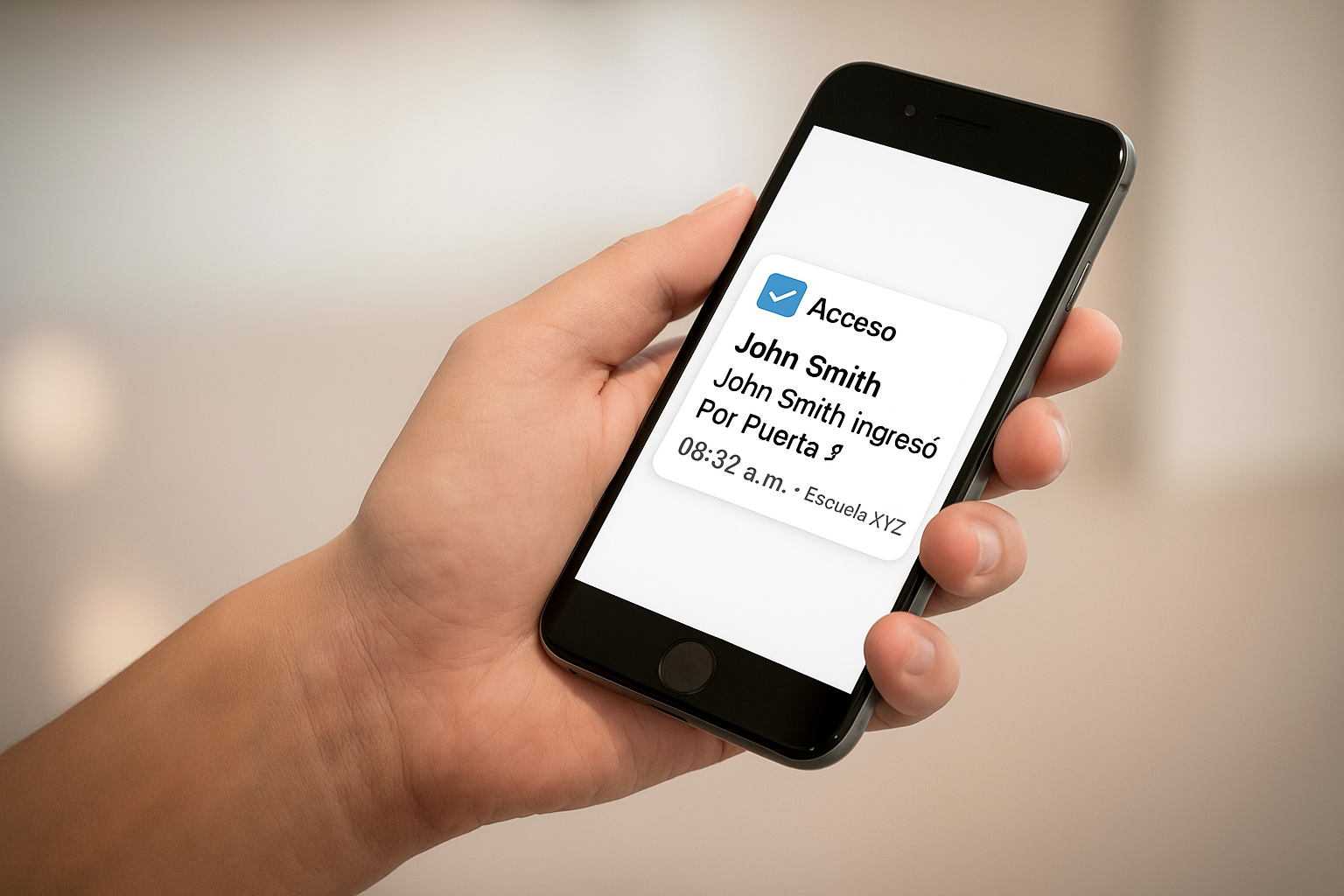 Sistema de notificaciones escolares SNA